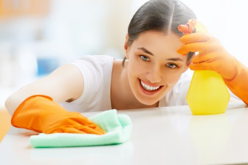 Mattress cleaning with baking soda for odor control