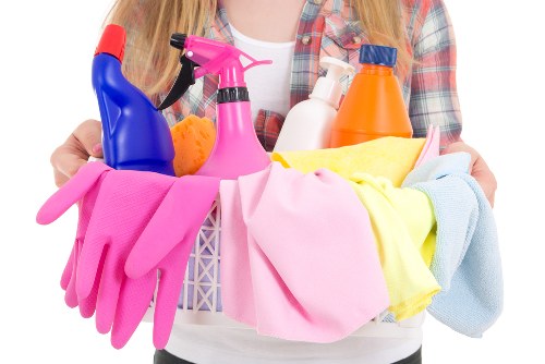 Deep office cleaning for carpets and high-touch surfaces