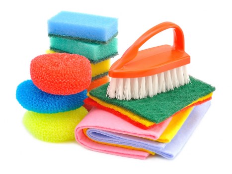 Vacuuming and mopping floors during move in cleaning